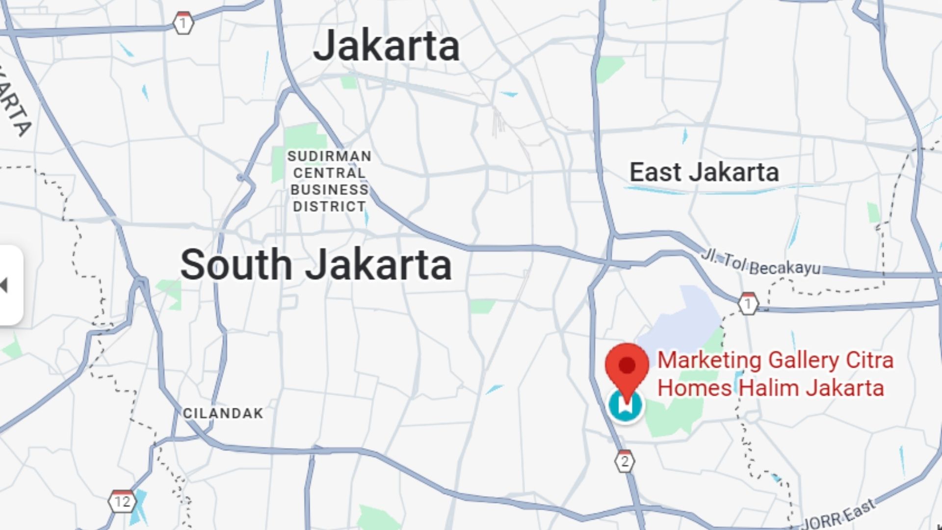 Lokasi Citra Homes Halim